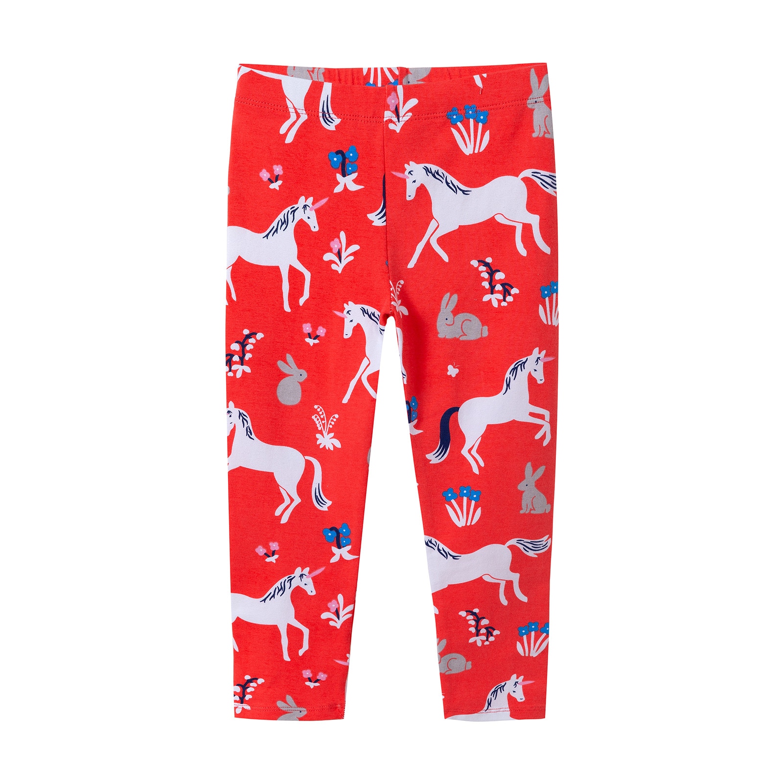Little Maven 2021 Girls Leggings  100% ư  Comfort Red Unicorn Pants Ƶ Ÿ  